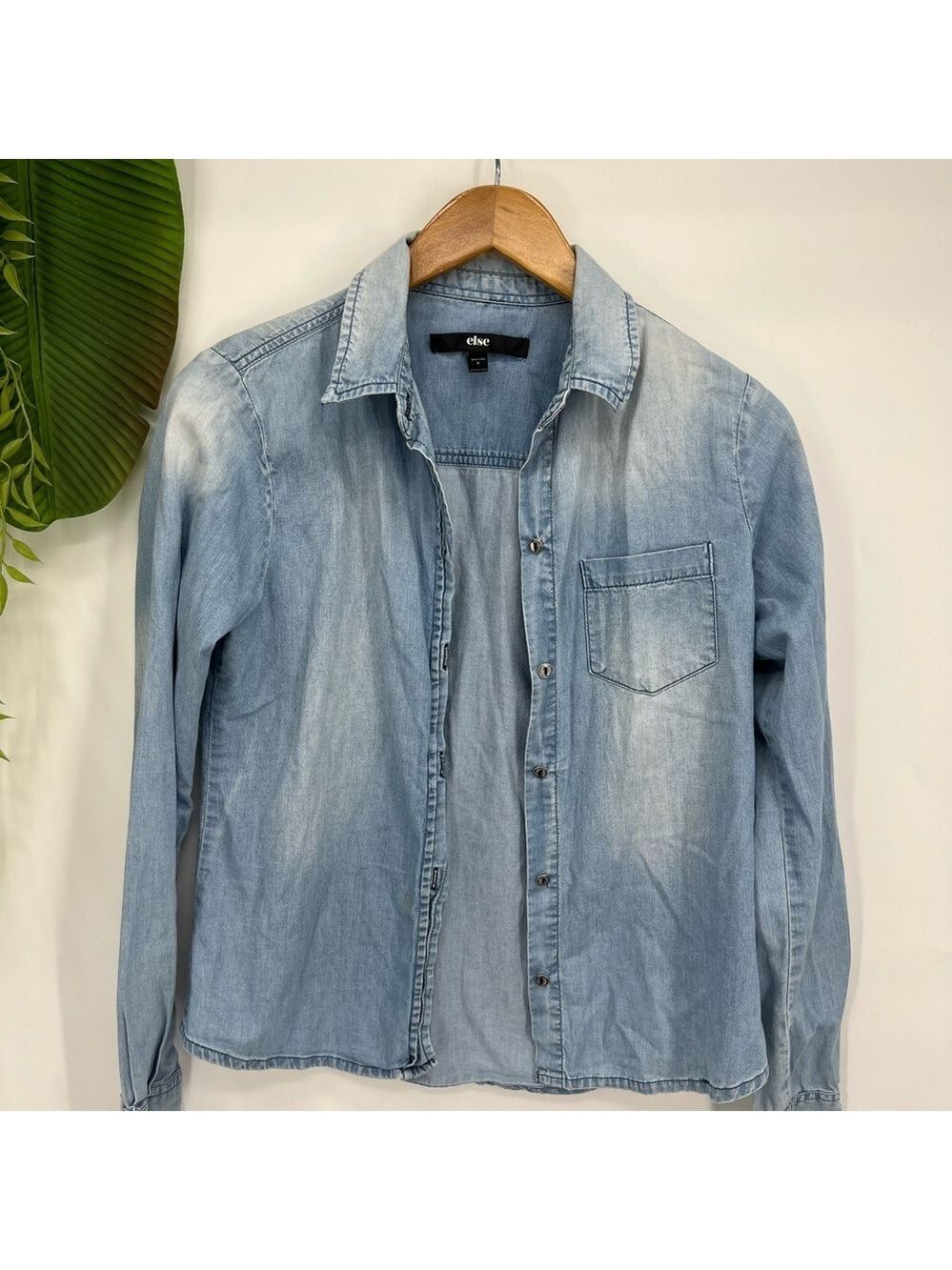 Else Light Blue Button Down Shirt
